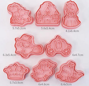 Fairy Tale Cookie Cutters & Stamp Set