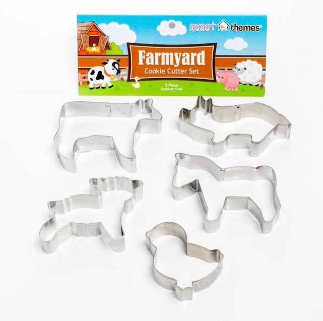 Farmyard Cookie Cutter Set 5 Pieces | Cookie Cutter Shop Australia