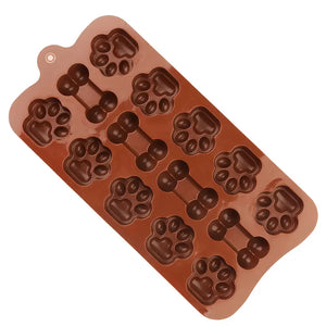 Paw and Bone Silicone Mould