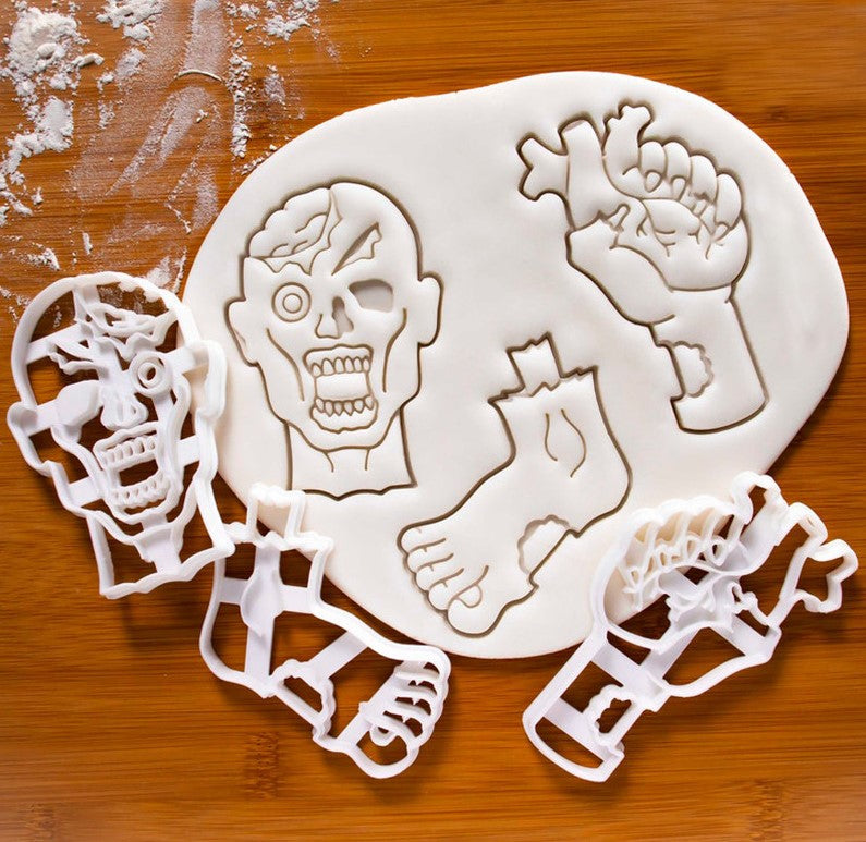 Halloween Zombie Heart in Hand Cookie Cutter