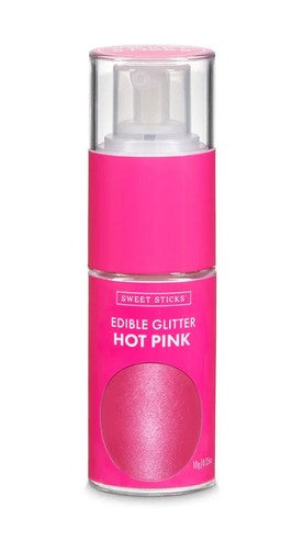 Sweet Sticks Hot Pink Edible Glitter Pump
