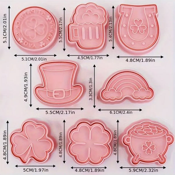 Luck of the Irish Cookie Cutter & Stamp Set Cookie Cutter Shop Australia