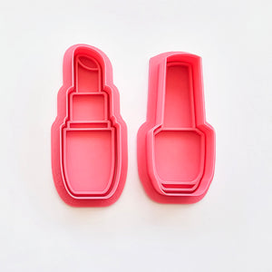Nail Polish and Lipstick Cookie Cutter Set