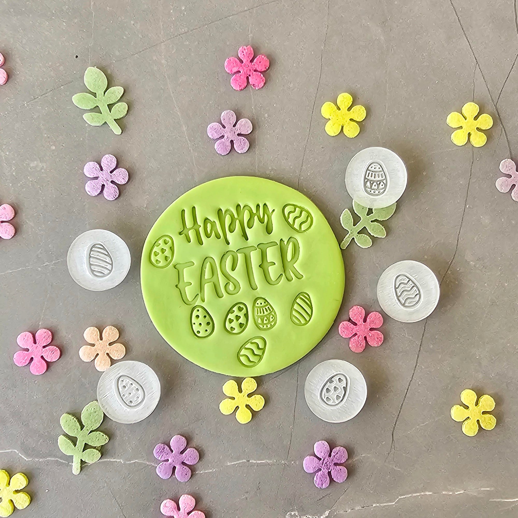 Easter Egg Mini Fondant Stamp Set | Cookie Cutter Shop Australia