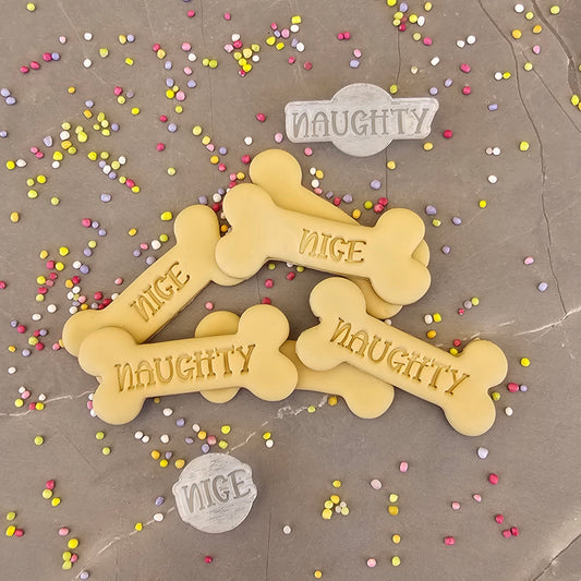 Naughty Nice Cookie Stamp Set