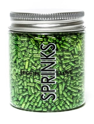 Sprink'd Metallic Green Jimmies Sprinkles