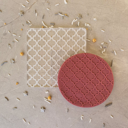 Moroccan Tile Pattern Background Fondant Embosser