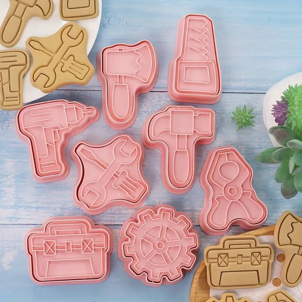 Tool Box Cookie Cutter & Stamp Set