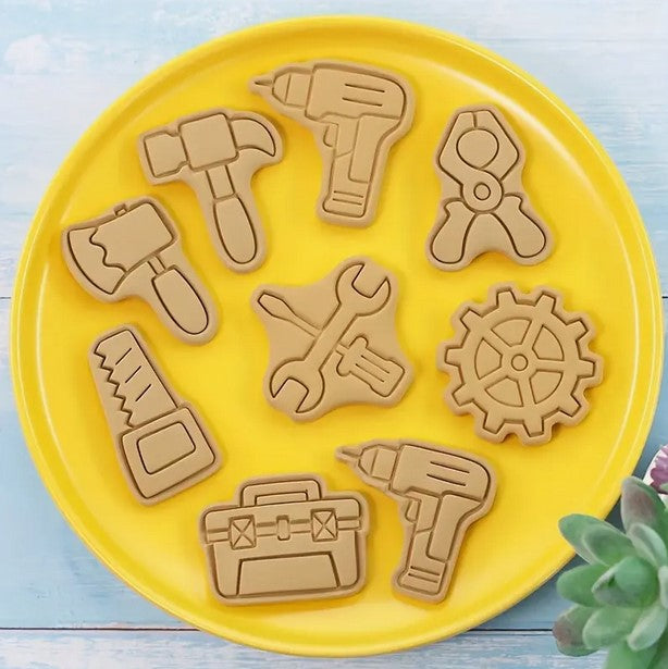 Tool Box Cookie Cutter & Stamp Set