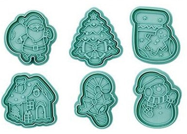 Christmas Cookie Cutter & Emboss Stamp Set