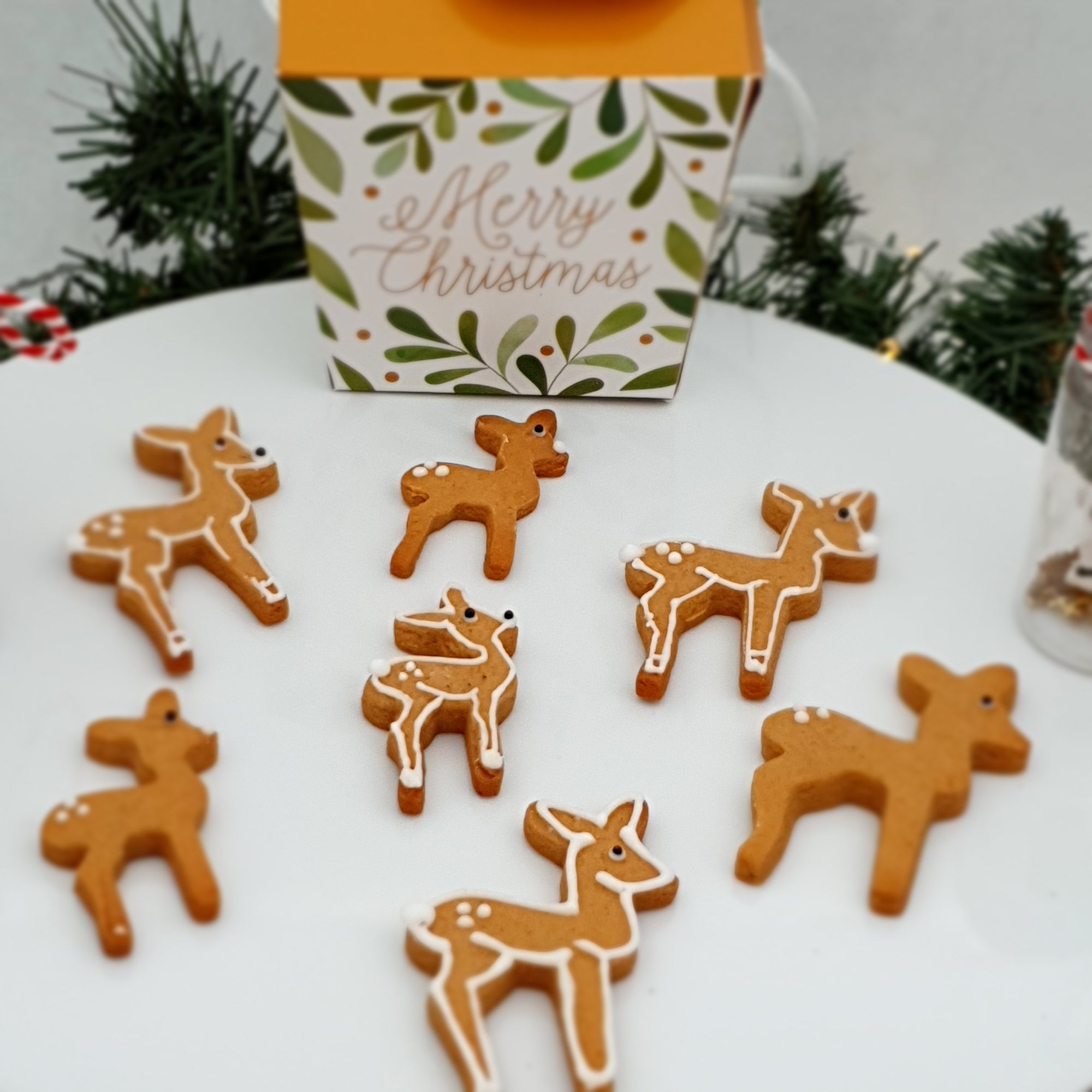 Mini Reindeer Cookie Cutter Set 2 Pieces | Cookie Cutter Shop Australia