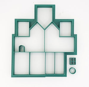 Mini Gingerbread House Two Storey Cookie Cutter-Cookie Cutter Shop Australia