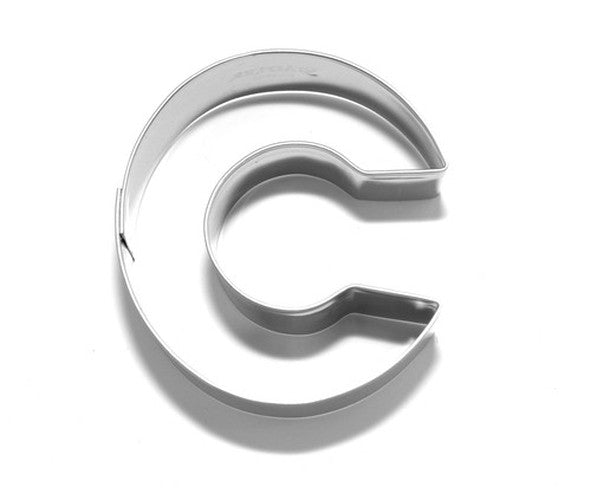 Letter C 6.5 cm Cookie Cutter Stainless Steel-Cookie Cutter Shop Australia