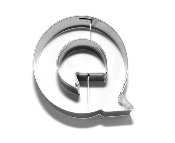 Letter Q 6.5 cm Cookie Cutter Stainless Steel-Cookie Cutter Shop Australia