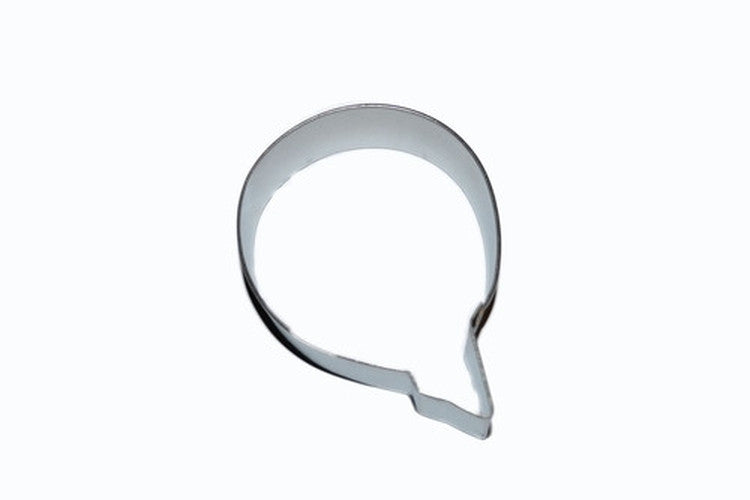 Alphabet Letter Q Tin Plate 8cm Cookie Cutter-Cookie Cutter Shop Australia
