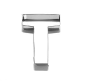 Letter T 6.5 cm Cookie Cutter Stainless Steel-Cookie Cutter Shop Australia