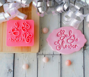 Baby Shower Fomdant Embosser | Cookie Cutter Shop Australia