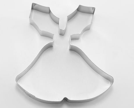 Bell Cookie Cutter with Holly 10cm | Cookie Cutter Shop Australia