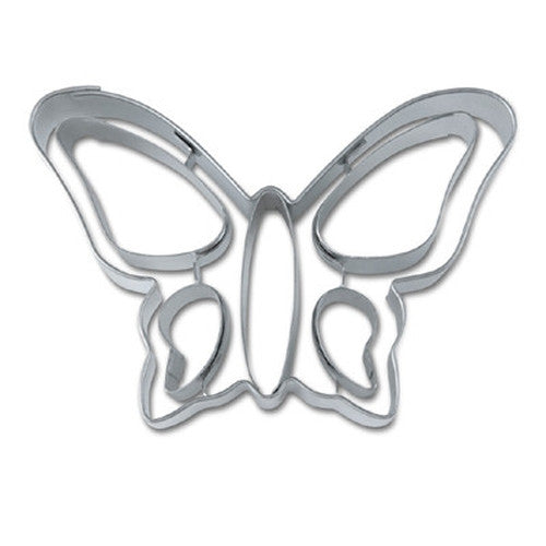 Butterfly with Embossed Detail 8.5cm Cookie Cutter-Cookie Cutter Shop Australia