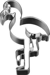 Flamingo Cookie Cutter With Internal Detail 9.5cm