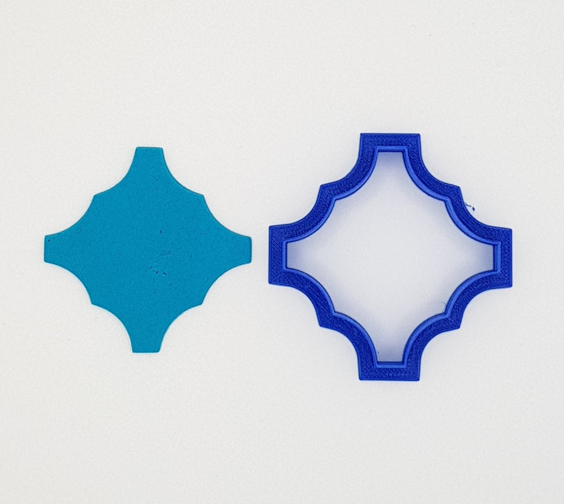 Moroccan Plaque 2 Cookie Cutter  6, 8 or 10cm
