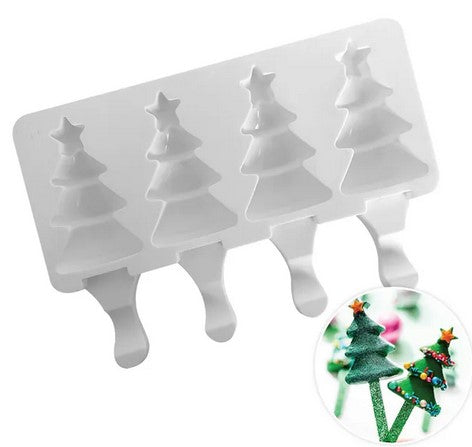 Christmas Tree Popsicle Silicone Mould
