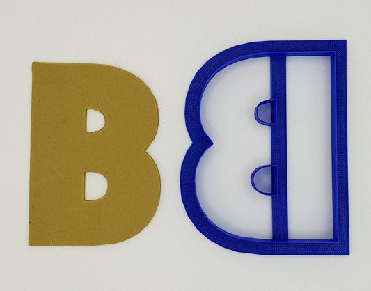 Letter B Cookie Cutter Chunky Alphabet 9.5cm | Cookie Cutter Shop Australia