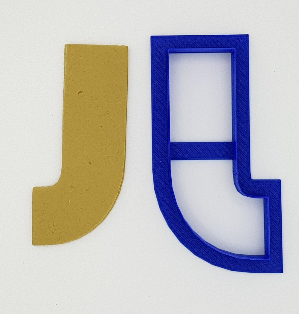 Chunky Alphabet Letter J 9.5cm Cookie Cutter