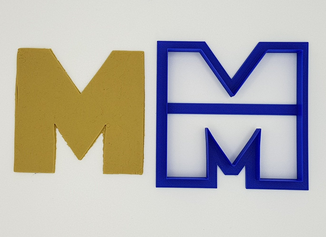 Chunky Alphabet Letter M 9.5cm Cookie Cutter