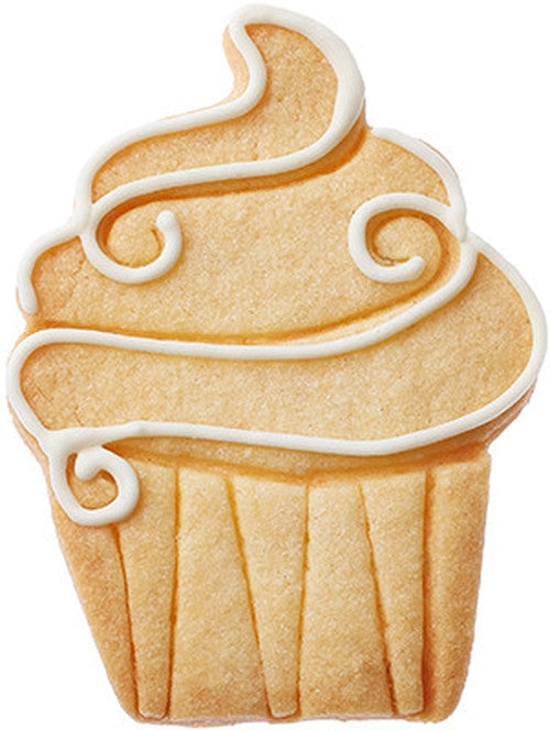 Cupcake with Icing Swirl 9cm Cookie Cutter-Cookie Cutter Shop Australia