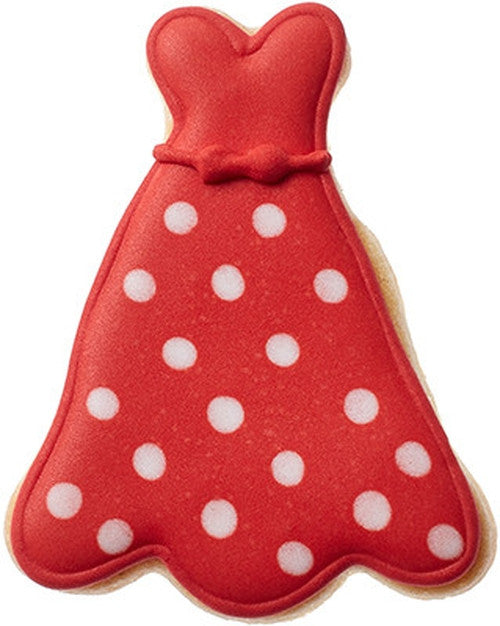 Dress with Waist Detail 7cm Cookie Cutter | Cookie Cutter Shop Australia