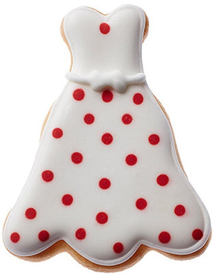 Dress with Waist Detail 7cm Cookie Cutter | Cookie Cutter Shop Australia