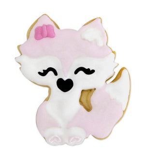 Fox Cookie Cookie Cutter Stamper with Ejector 6.5cm