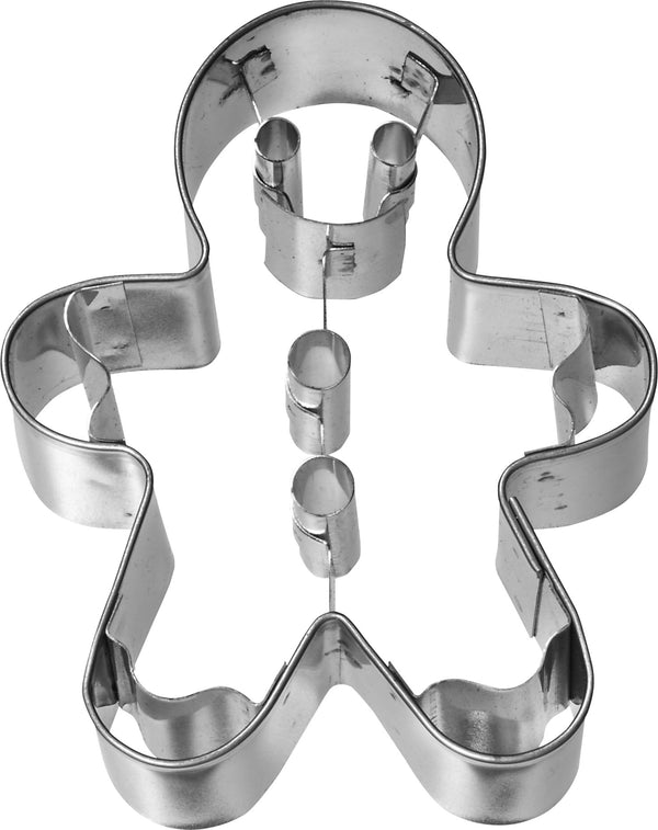 Gingerbread Man Cookie Cutter With Embossed Detail 75cm Cookie Cutter Shop Australia 7957