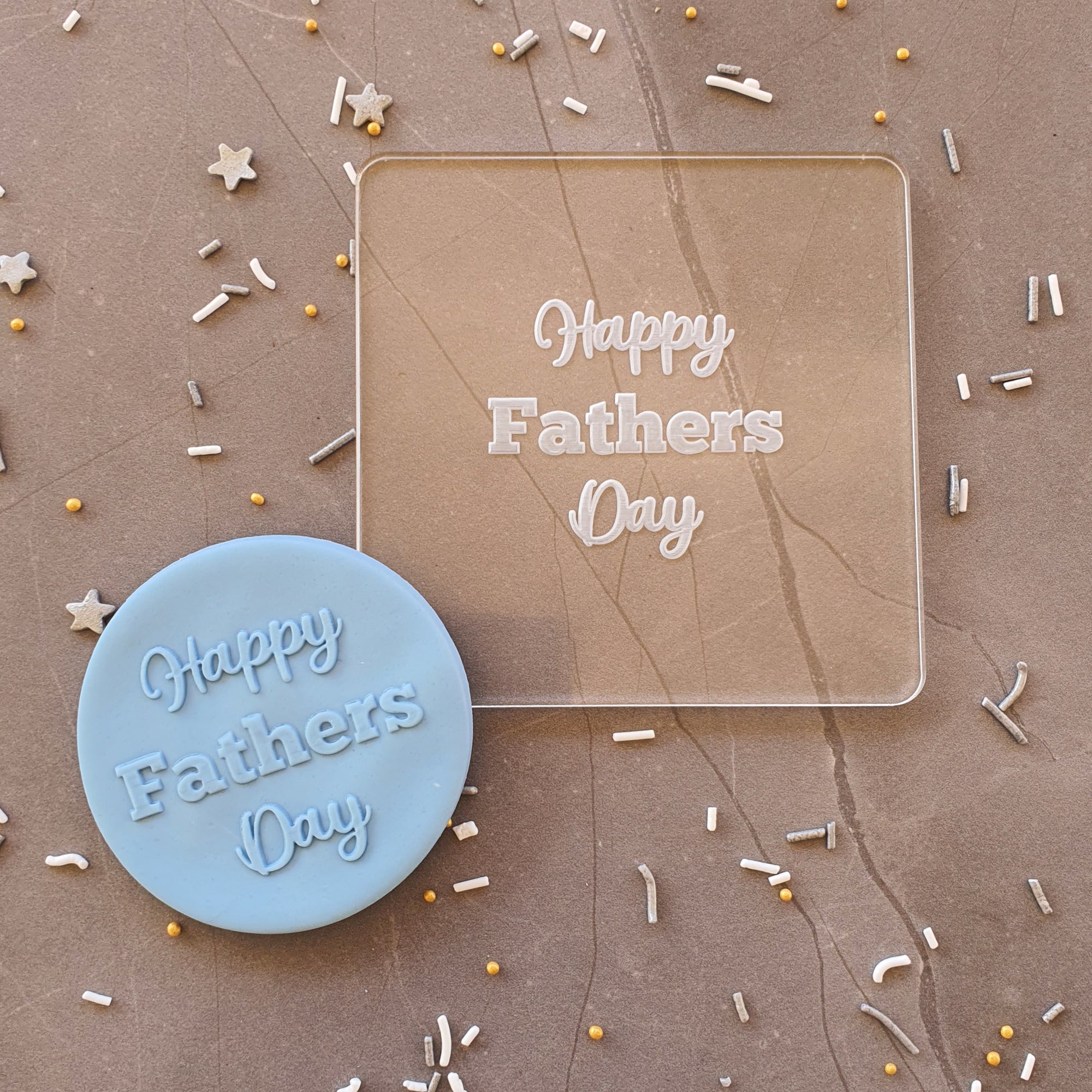 Happy Fathers Day Fondant Debosser | Cookie Cutter Shop Australia