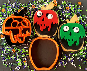 Halloween Apple Cookie & Fondant Cutter Set 3 Pieces | Cookie Cutter Shop Australia