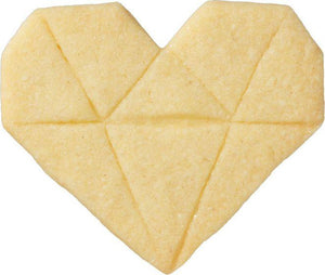 Heart Diamond 6.5cm Cookie Cutter-Cookie Cutter Shop Australia