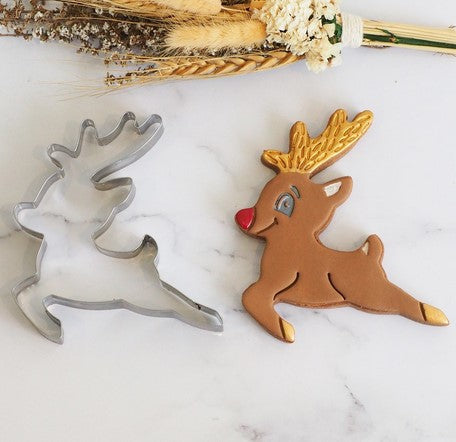 Leaping Reindeer Cookie Cutter