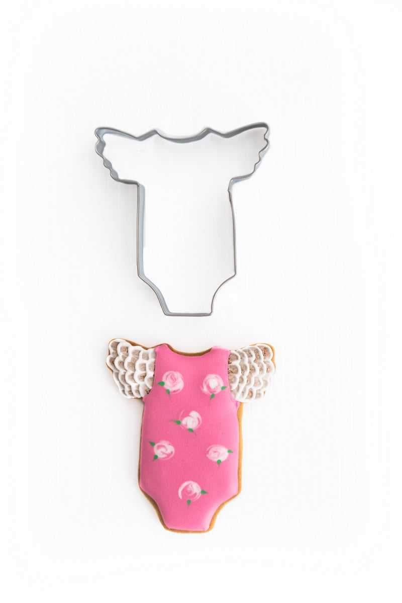 Baby Suit With Frills 8cm Cookie Cutter-Cookie Cutter Shop Australia