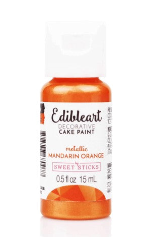 Edible Paint Metallic Mandarin Orange