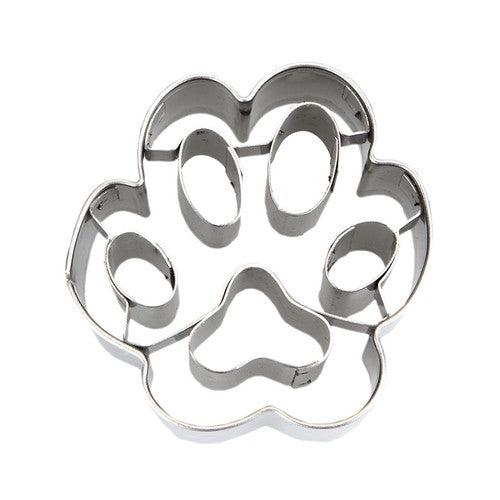 Mini Paw Print Cookie Cutter 4.5cm with Embossed Detail | Cookie Cutter Shop Australia