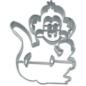 Monkey with Embossed Face 9.5cm Cookie Cutter-Cookie Cutter Shop Australia