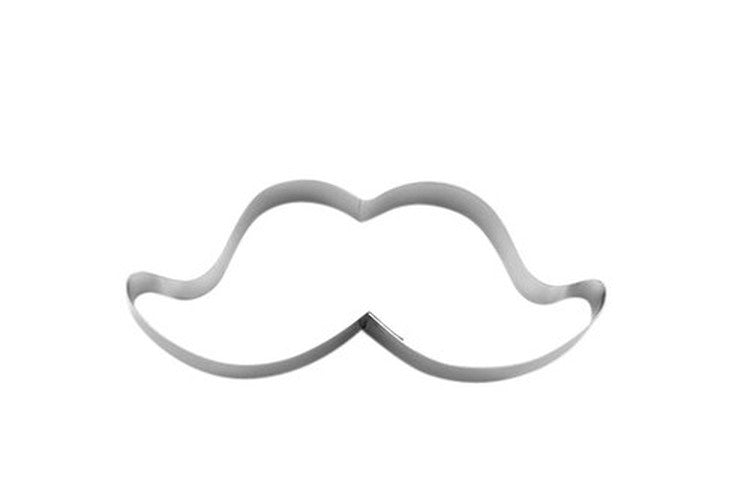 Moustache Neat 10cm Cookie Cutter-Cookie Cutter Shop Australia