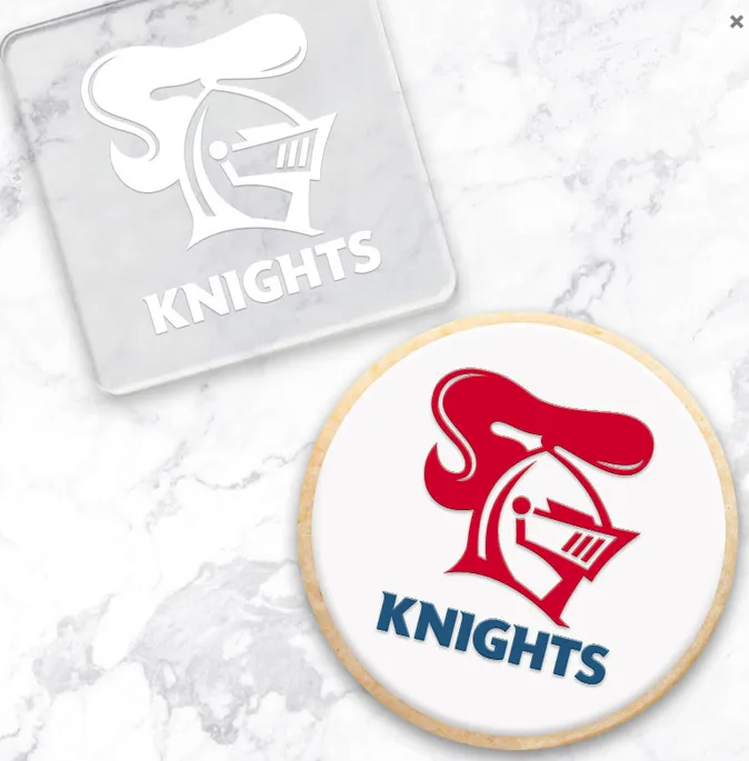 Newcastle Knights NRL Debosser | Cookie Cutter Shop Australia