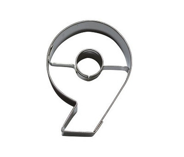 Number 6 or 9 6.5 cm Cookie Cutter Stainless Steel-Cookie Cutter Shop Australia