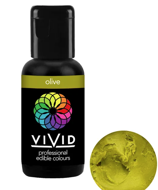Vivid Olive Food Colour 21g | Cookie Cutter Shop Australia