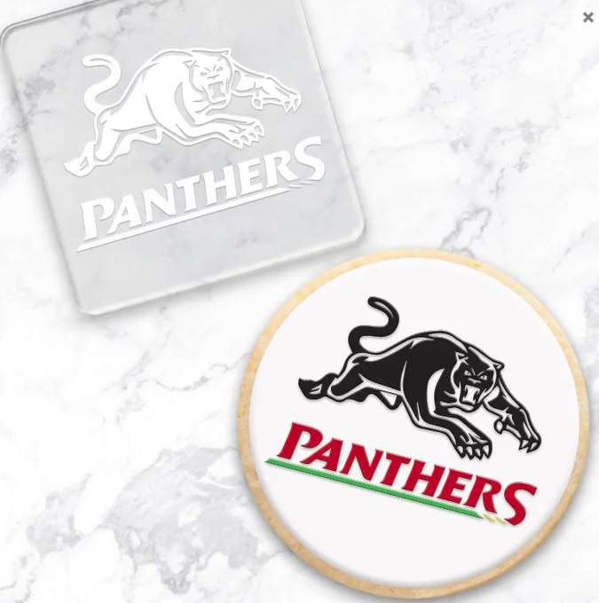 Penrith Panthers NRL Debosser | Cookie Cutter Shop Australia