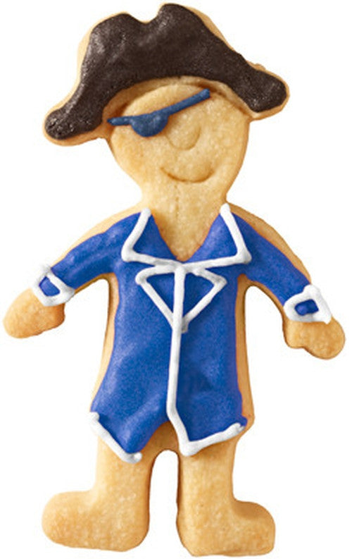 Pirate with Face Detail 9cm Cookie Cutter-Cookie Cutter Shop Australia