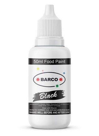 Barco Quick Dry Black Food Paint