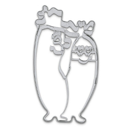 Sausage Pair with Faces 8cm Cookie Cutter-Cookie Cutter Shop Australia